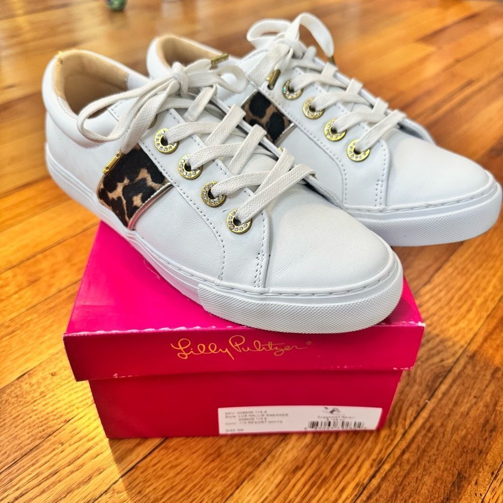 Lilly Pulitzer Lux Hallie Sneakers in Resort White